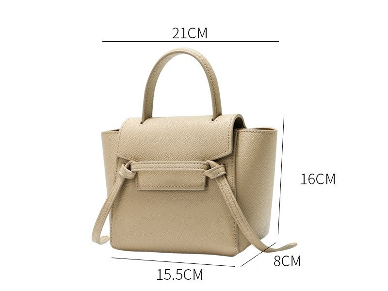 Khaki Envelope Crossbody Bag