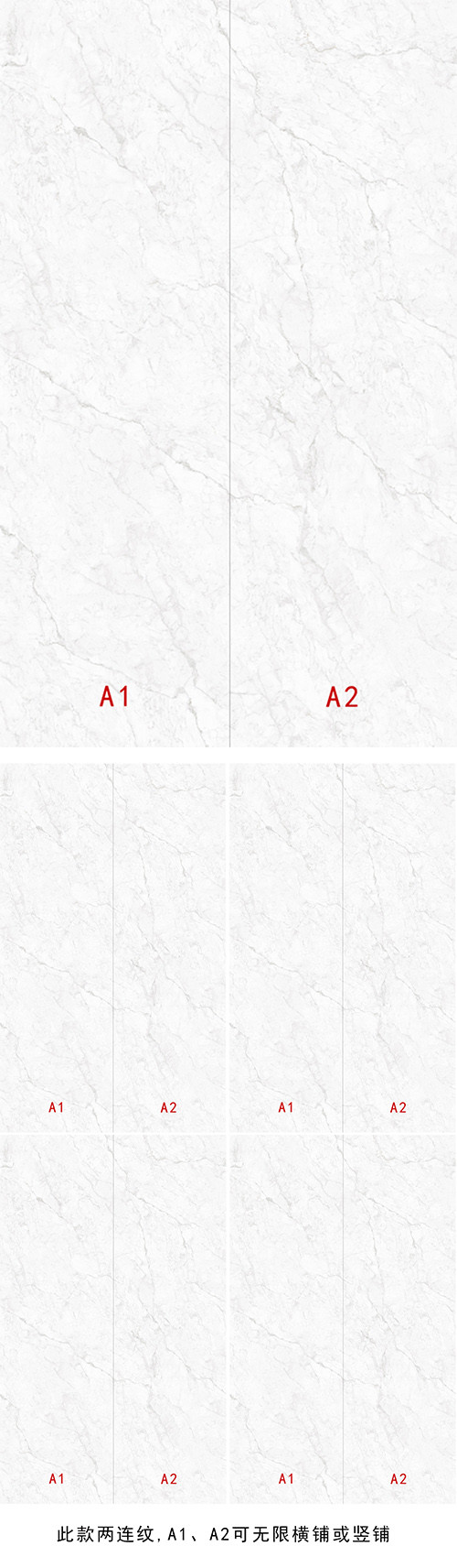 Natural Stone Carrara 0.1% Living Room Porcelain Floor Tile