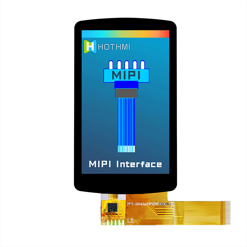4.3 Inch IPS TFT Capacitive Screen , 480x800 TFT Color Display