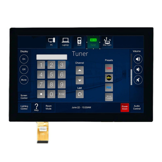 13.3 Inch TFT LCD Display With Projected Capacitive Touch, EDP TFT LCD Display 13.3 Inch FHD 1920*1080 Resolution