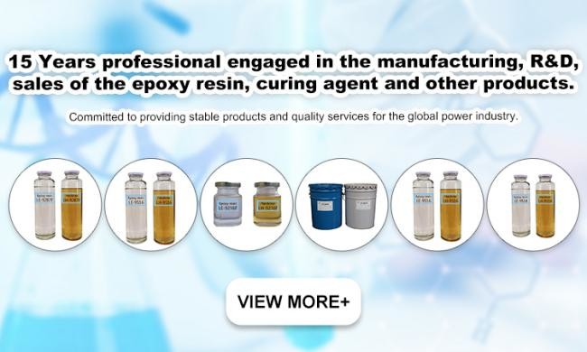High temperature curing epoxy resin liquid for electrical power insulators