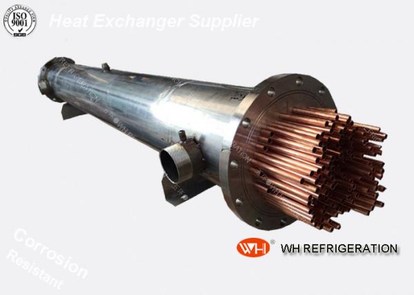 Quality Titanium Twisted Tube Heat Exchanger , Marine Refrigeration Condensing Unit for sale