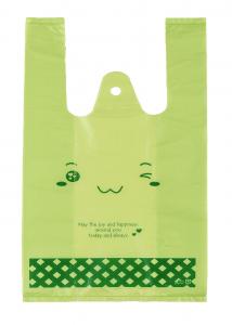 China Biodegradable Plastic Grocery Bags / Shopping Bags on sale