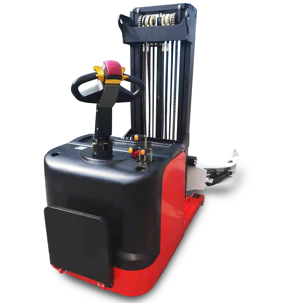 Electric Forklift Paper Roll Clamp Stacker used to bring roll reel electric reel lifter paper roll rotator tilter