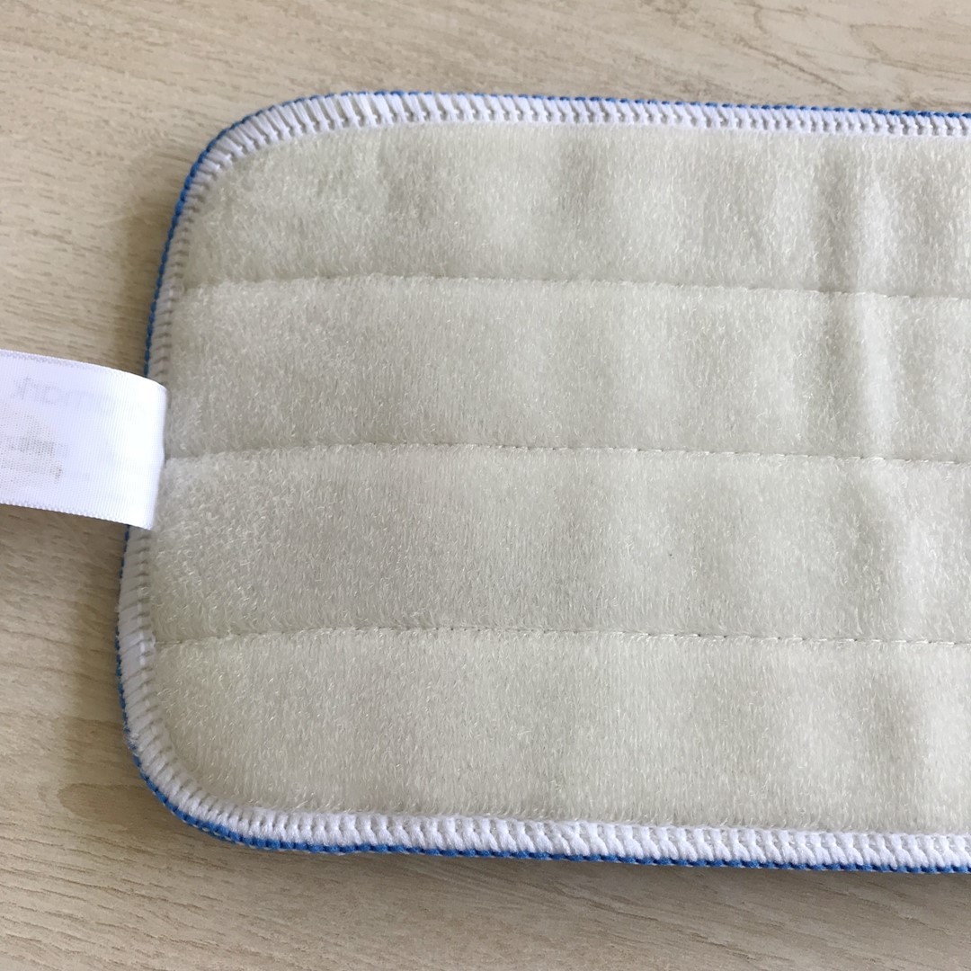 100% polyester absorb water flat mop house keeping wet mop Chinese suppiler with scrape