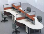 L And T Shape Aluminum Work Partition , Modern Cubicle Modular Office Workstatio