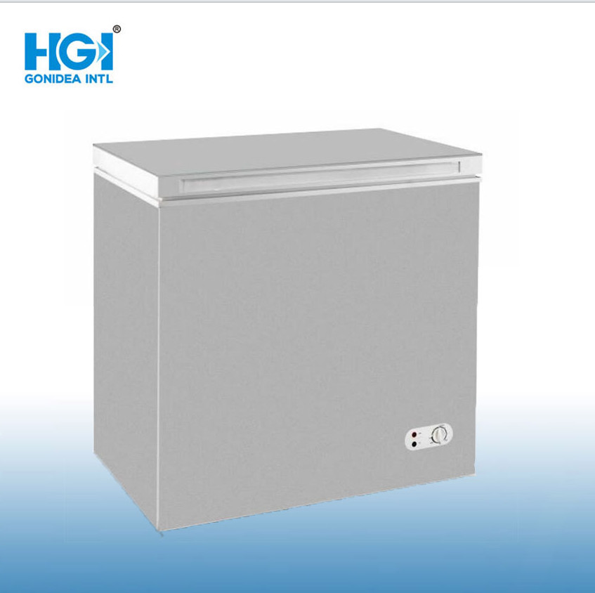 Commercial Top Open Freezer Single Glass Door Chest Freezer 212L Model Bd/Bc-212qg