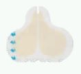 Medical consumables 5*10 cm Advanced Hydrocolloid wound patch with thin border