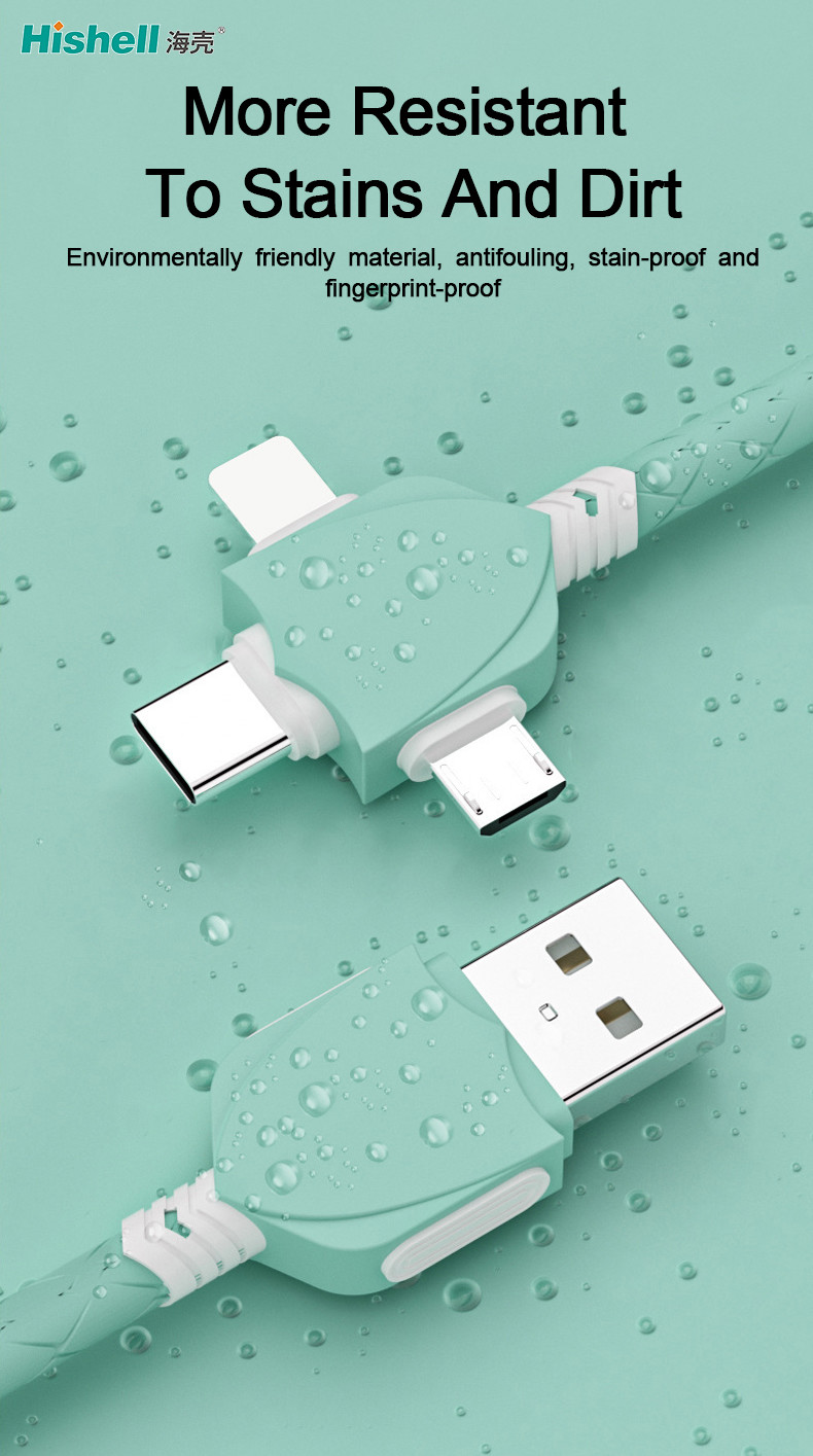 ODM Antiwear Mobile Phone Charging Cable Multifunctional Stable