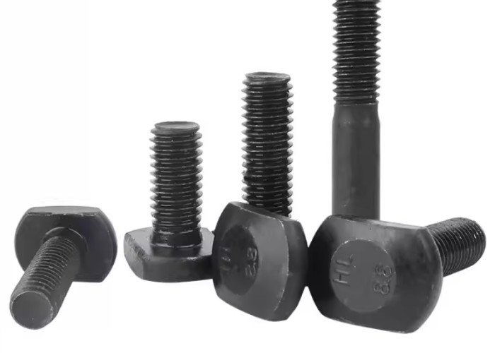 Heavy Duty Forged Head Bolts Carbon Steel T Head Bolts With Coarse Thread Pitch