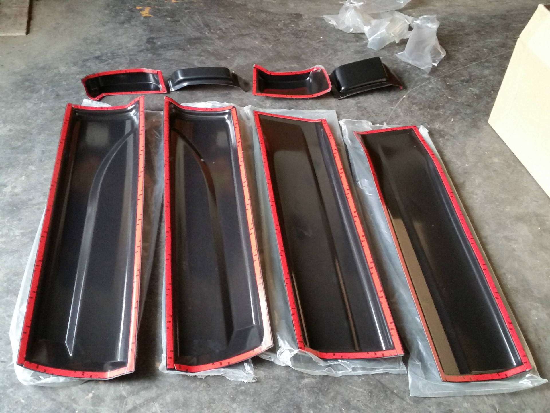 TOYOTA Tundra 2014 - 2018 Wheel Arch Flares Side Door Moulding Protection Plates