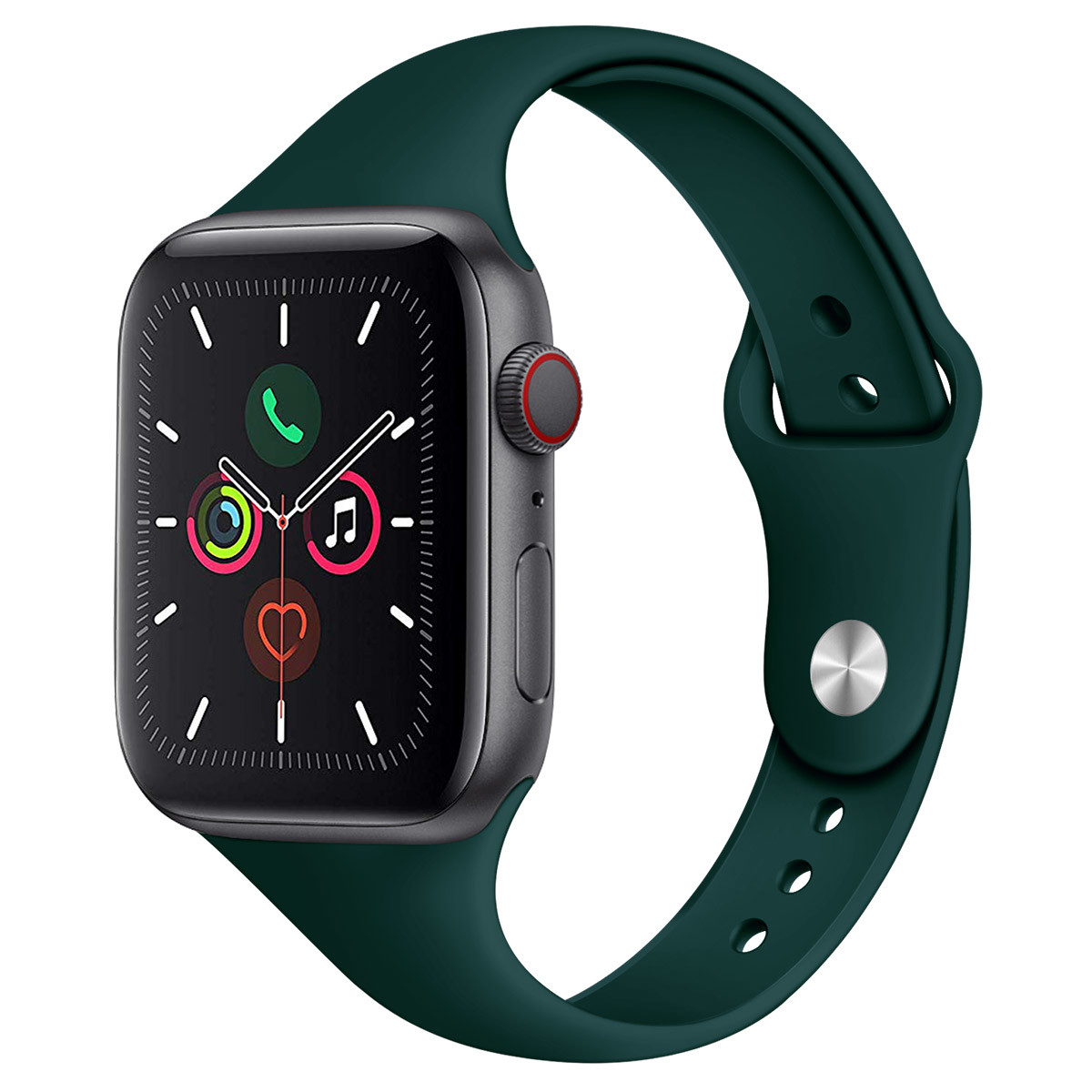 Rubber Apple Watch Series 4 Bands , Mulit Colors Smart Watch Replacement Bands