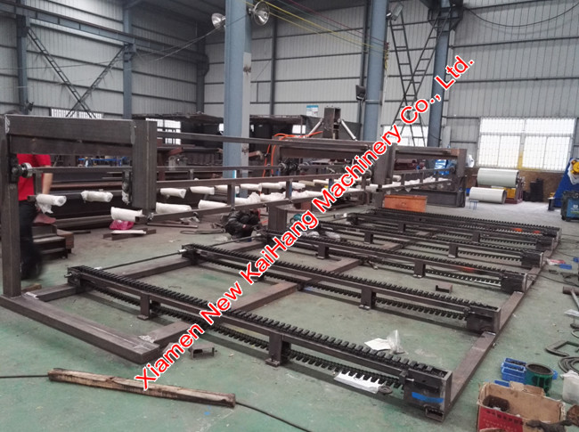 Popular Roof Panel Roll Forming Machine PLC Control With 1450 mm Input Width