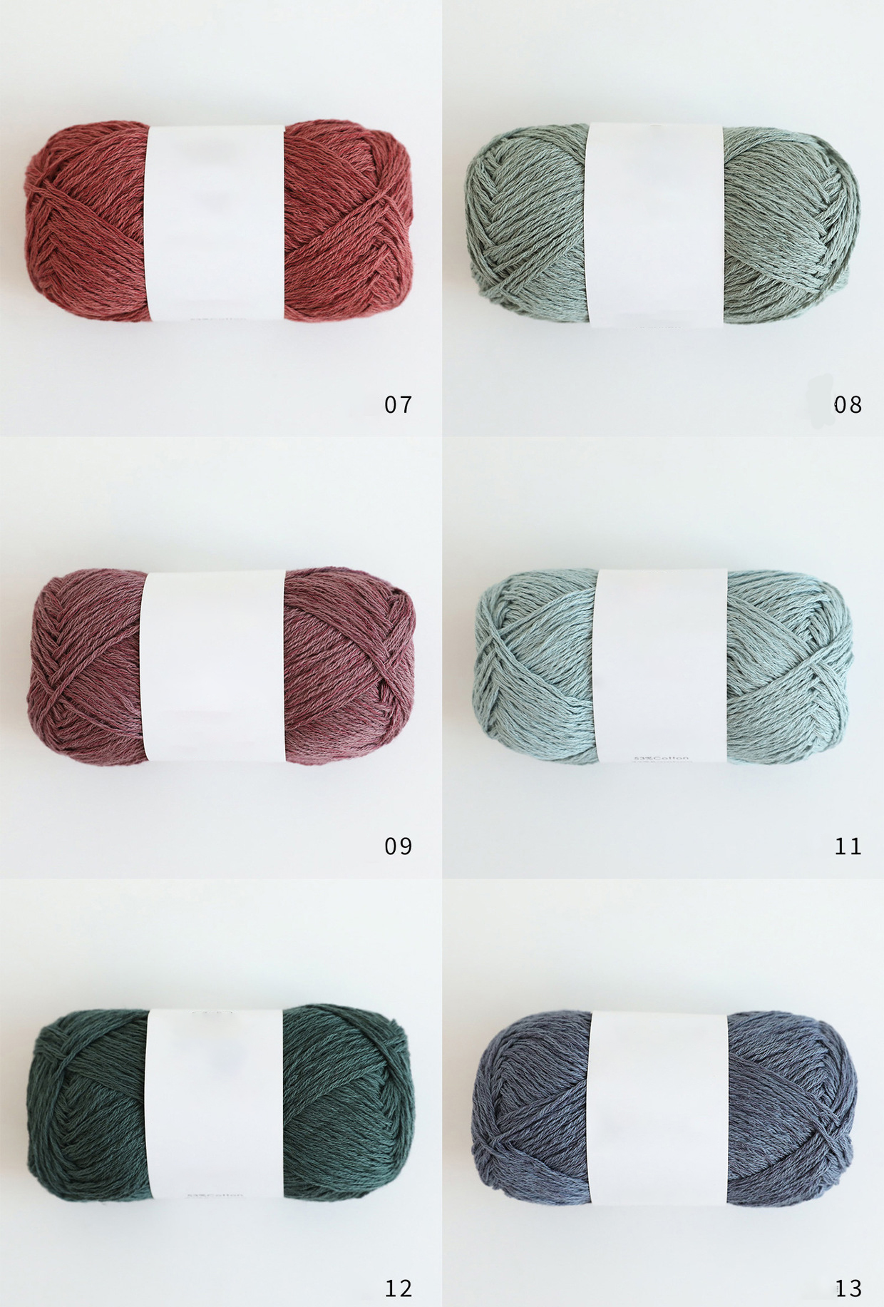 Practical Breathable Bamboo Cotton Blend Yarn , Lightweight Tape Yarn Crochet