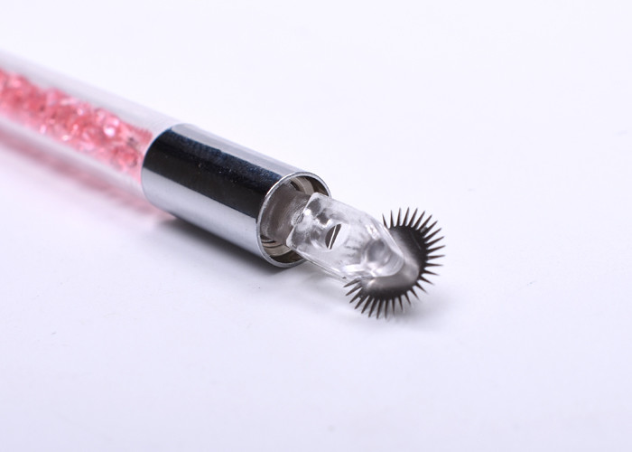 Dual Ends Crystal Microblading Manua for Hairstroke Cosmetic Permanent Makeup Tattoo Pen