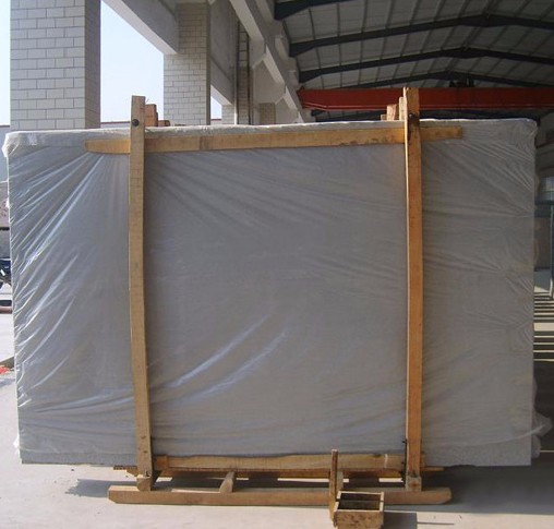 China Cheap White Wave Granite Slabs 3cm natural stone slab