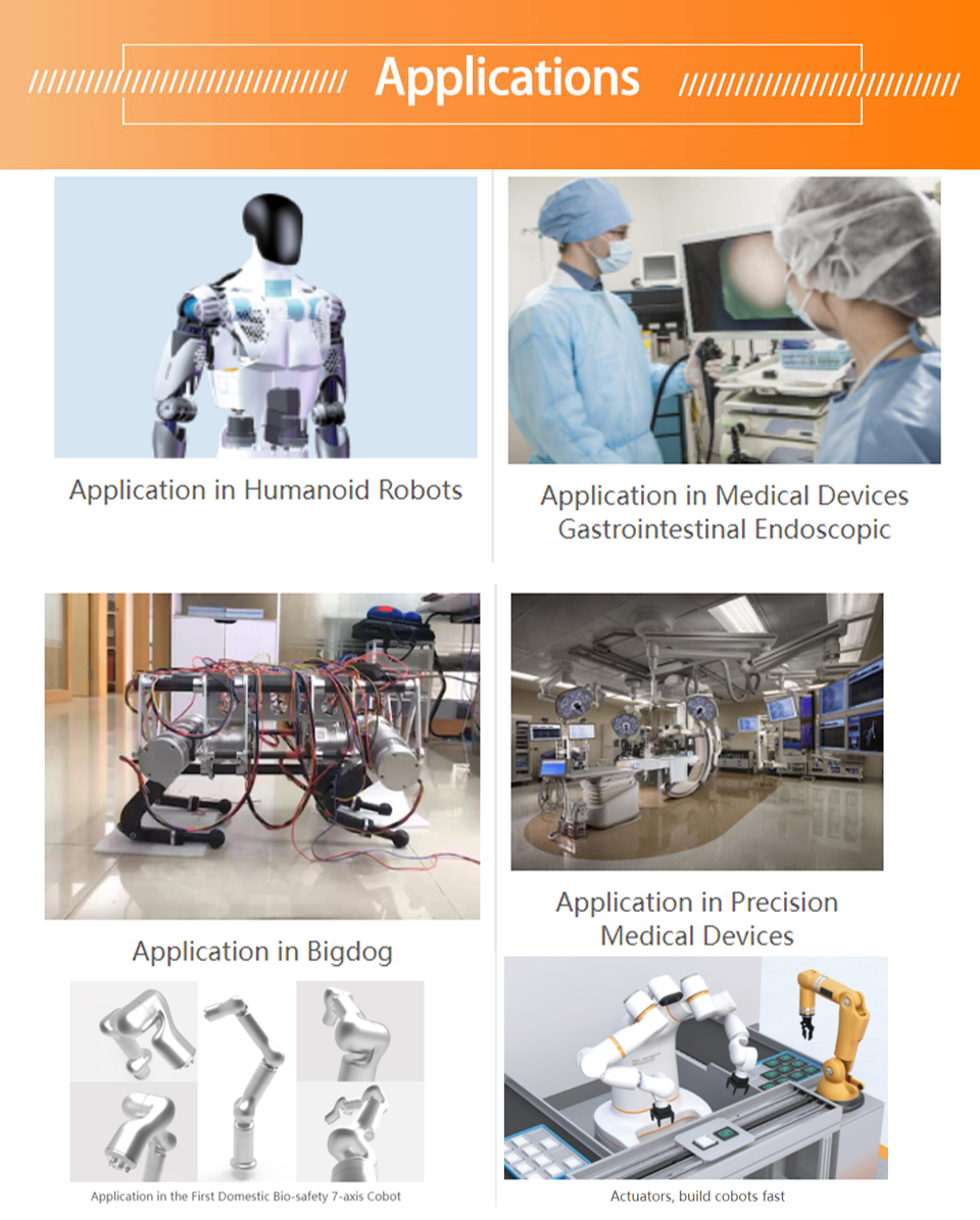 Faradyi High-quality Harmonic Deceleration Servo Brushless DC Motor Encoding Drive Integrated CAN Communication Joint Robot Arm