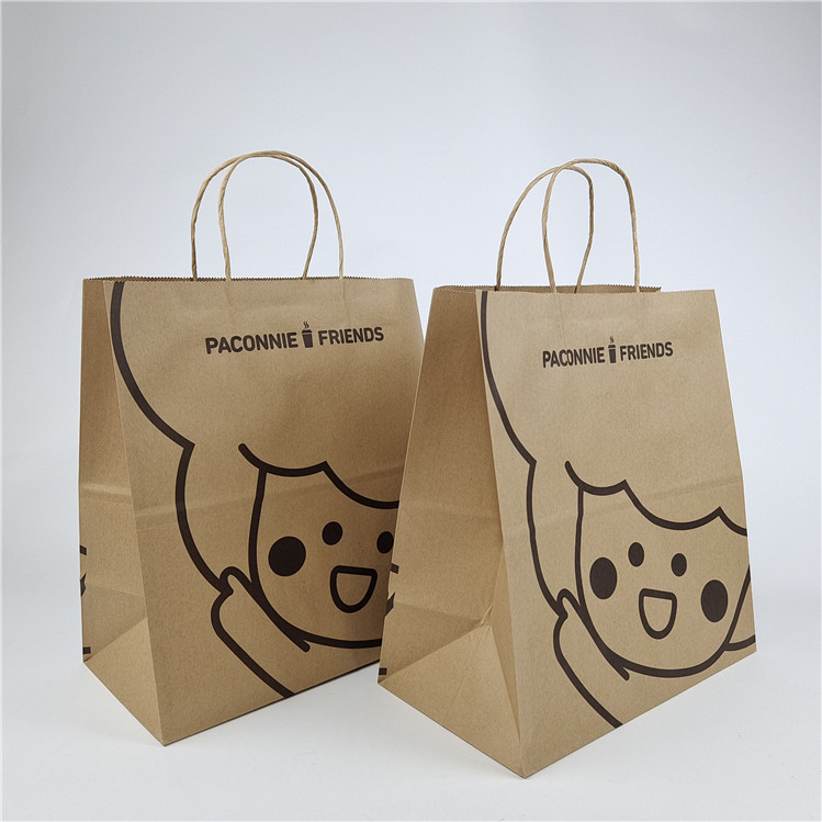 Promotional Quality Assurance Custom Digital Printing Logo Printed Shopping Paper Bag Packaging