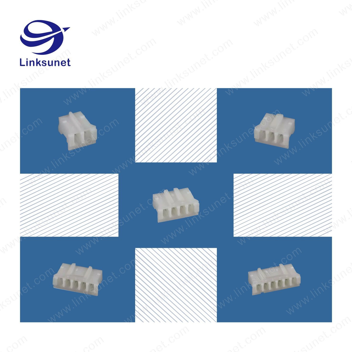 PH 7pin 2.0mm Natural jst connectors and 24AWG black PVC cable wire harness