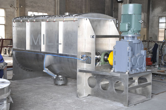 Multifunctional heated Instant coffee powder ribbon mixing machine