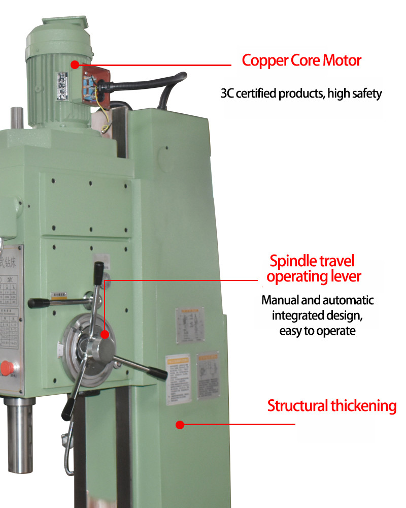 Large Deep Hole Vertical Drilling Machines Vertical Metal Drill Machine Z5132B