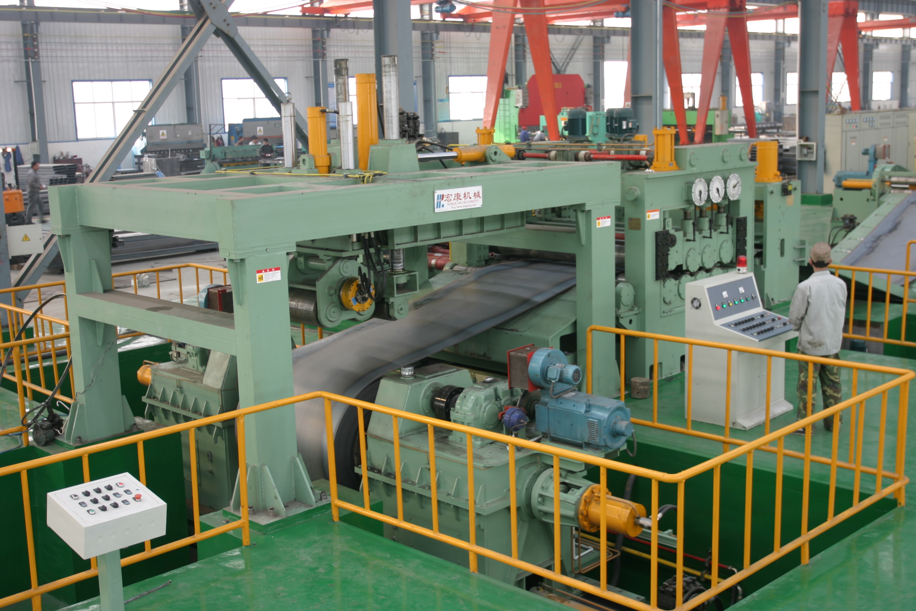 12mm Uncoiling Leveling and Shearing Production Line for Hot Rolling Cross Shear Unit