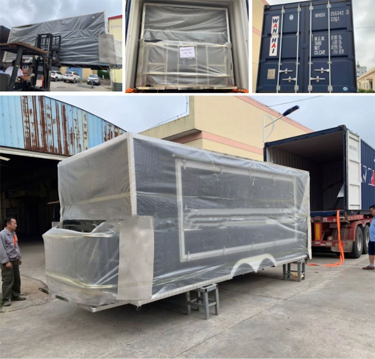 Vending Kiosk Food Trucks Full Kitchen Custom Food Trailers Mobile Food Cart