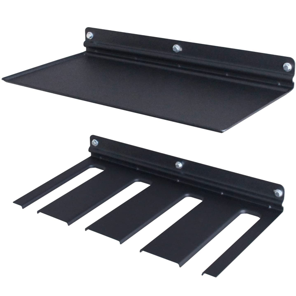 Garage Cordless Power Tool Pegboard Hook Organizer with 2 Shelf Cordless Drill Storage