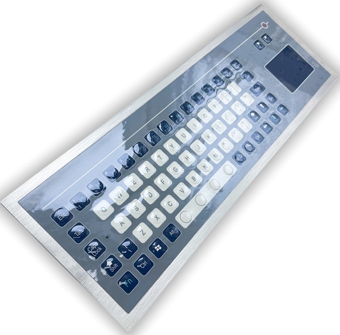 71 Keys Industrial Computer Keyboard Explosionproof With Touch Pad F8-TP-C