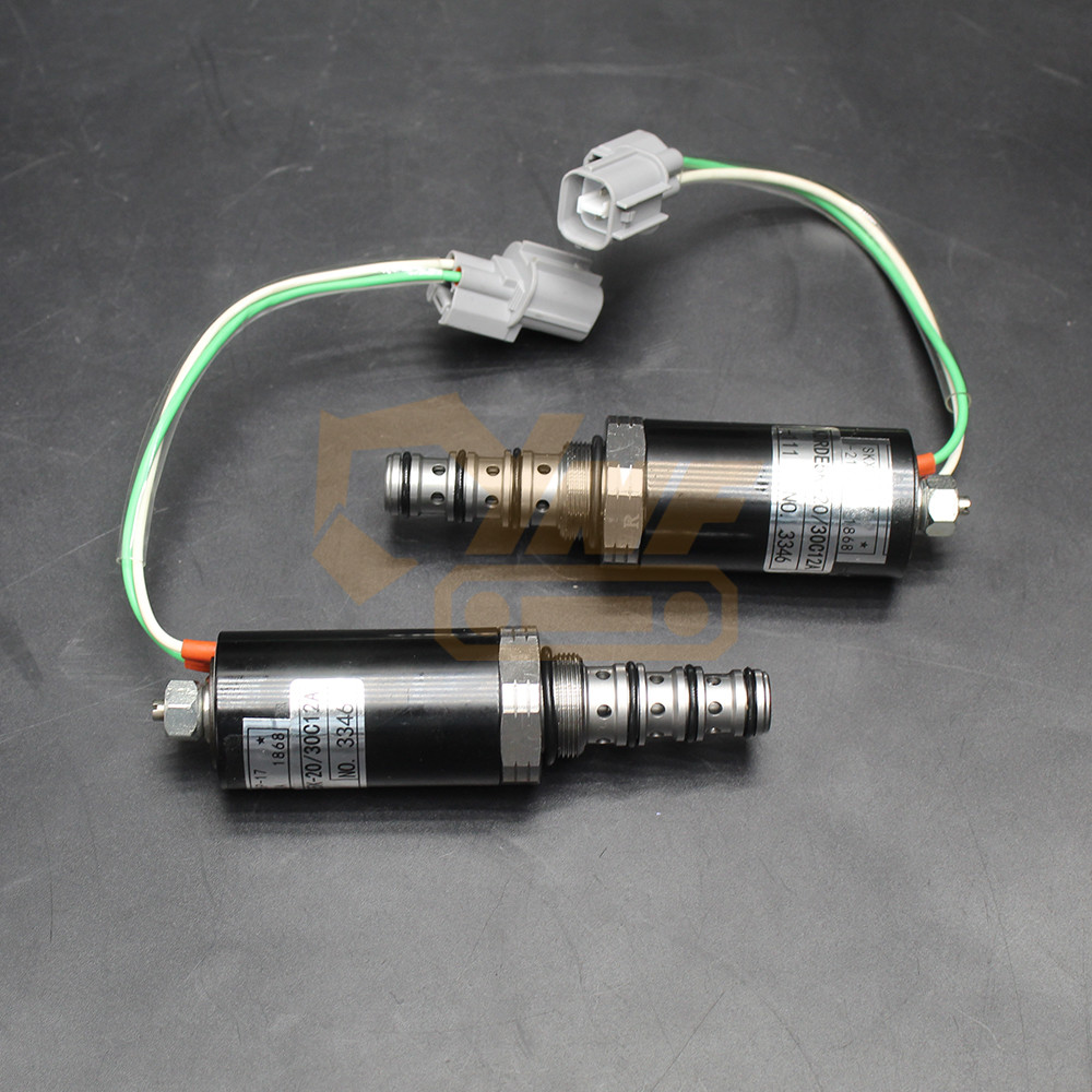 Yn35v00005f2 Excavator Diesel Engine Solenoid Valve YN35V00005F2 KWE5K-20/G24Y12A For Kobelco Excavator SK200-2 SK200-5