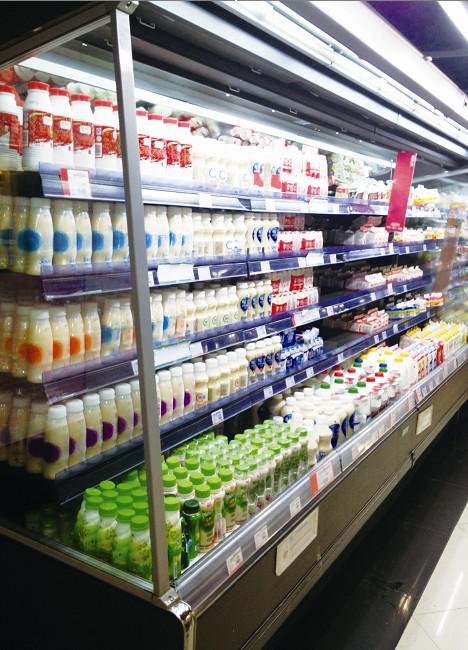 2m Showcase MultiDeck Open Chiller 4 Shelves With Two Sliding Doors