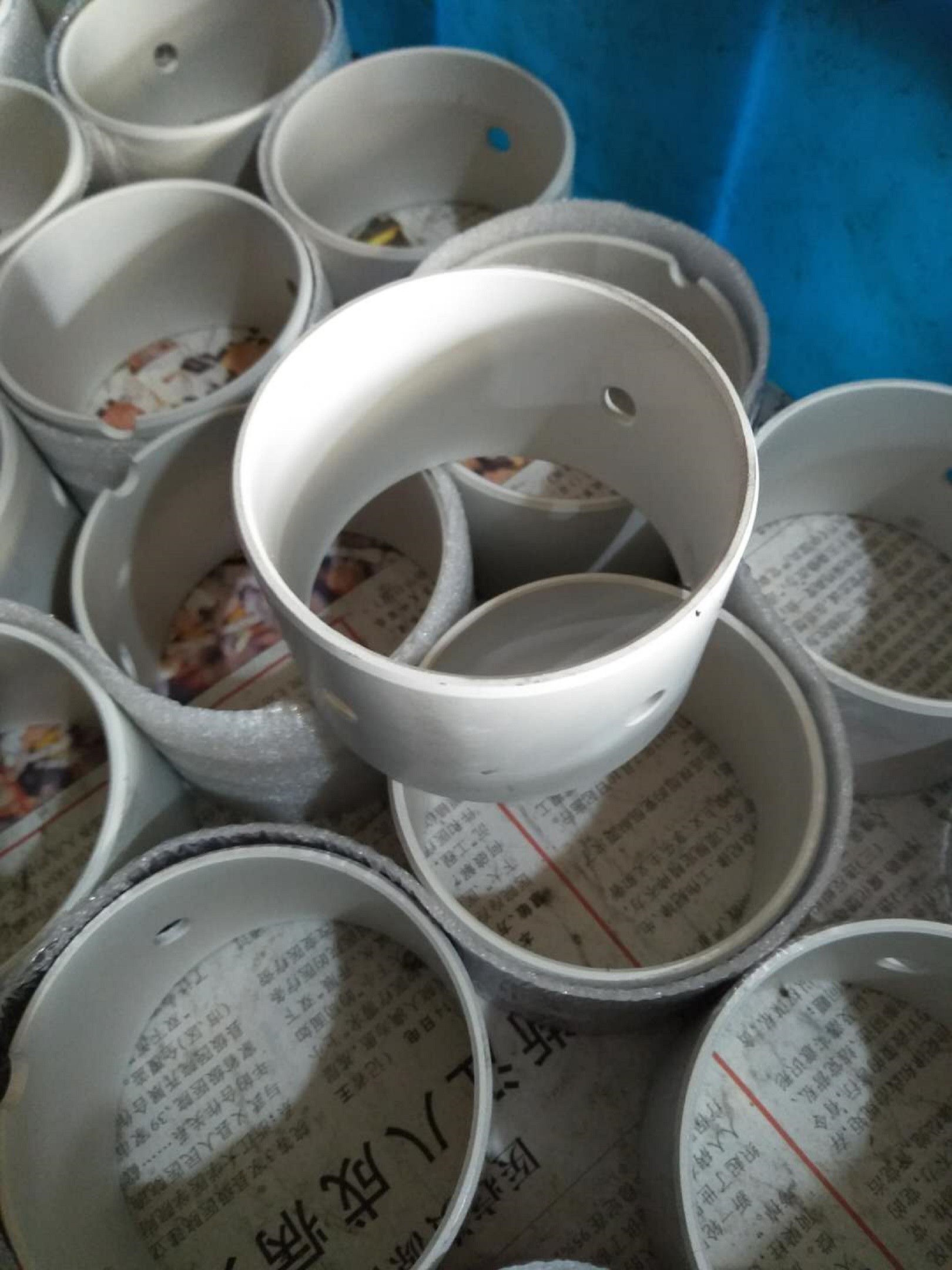 Bimetal Camshaft Bushing QSK60 Excellent Wear Resistance Zinc Plating