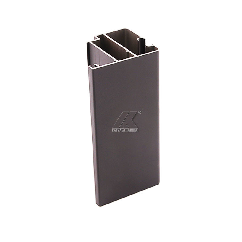Brown Powder Coating 6063 T5 Aluminum Window Frame Extrusions