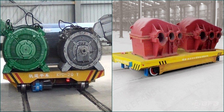 Industry Four Wheels Special Transfer Bogie On Rails