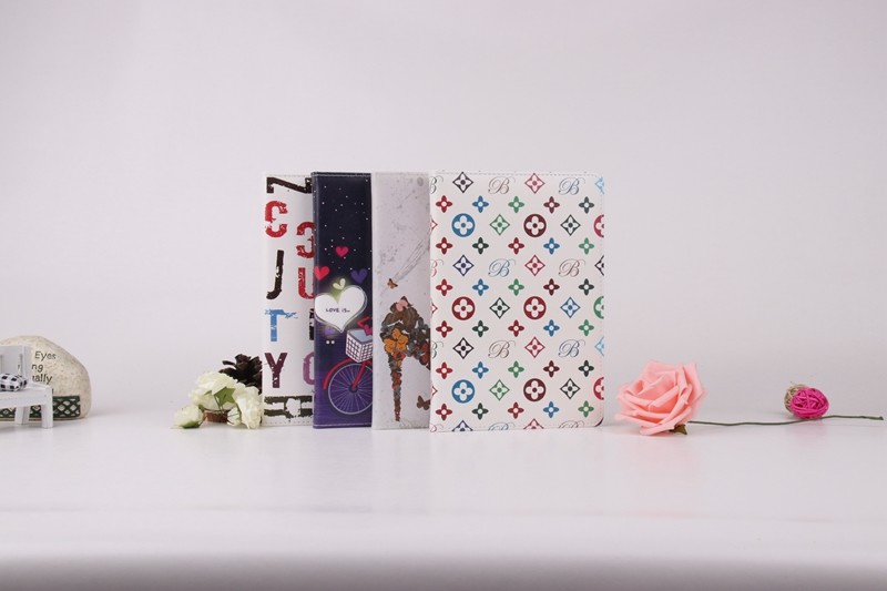 A5 colorful leather upstart notebook
