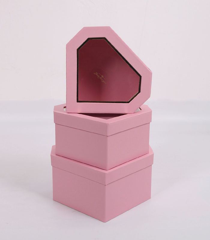 Nested Diamond Shaped Box / Printing Custom Luxury Boxes With Hot - Stamped Foil
