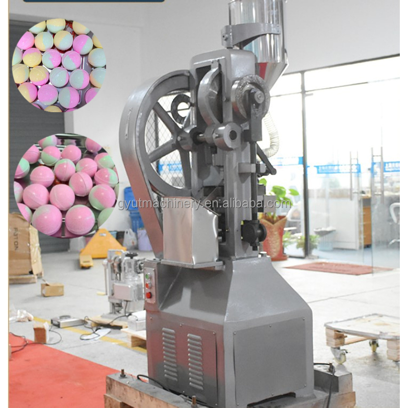 Shape Moulding Logo Stamping Bath Bomb Press Machine 1.75 Inch for Semi-automatic Line