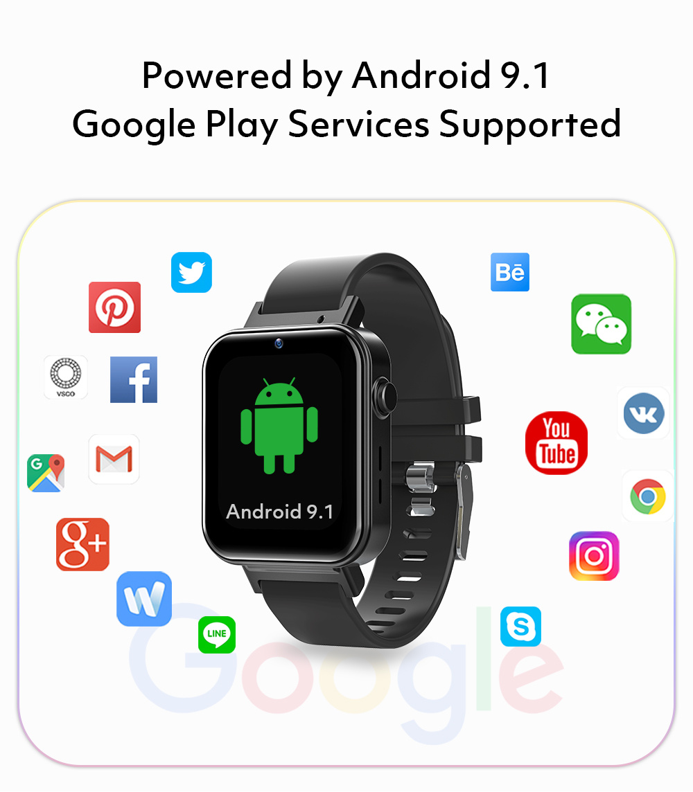 1.75inch 320 * 385 Resolution 1.5 Hour Charging Time Face Recognition Video Chat 4G S21 Smart Watch for Weather Monitoring