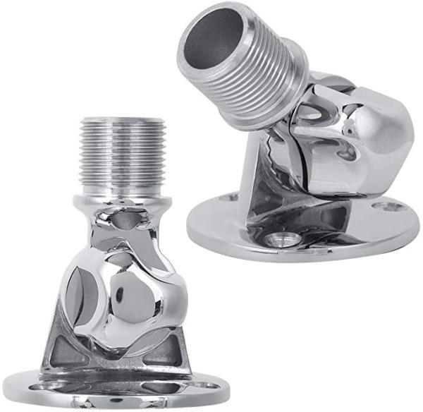Marine VHF Antenna Mounts,316 Stainless Steel 180° Adjustable Base Mount for