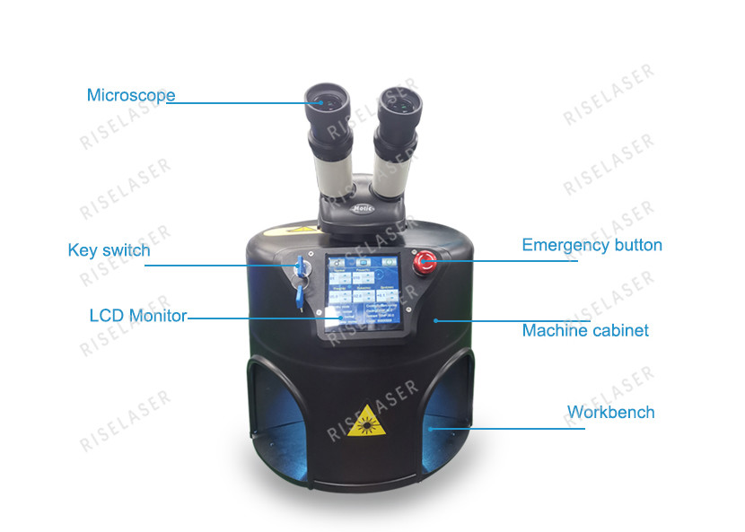 Magic Box 40W 40J Jewelry Laser Welding Machine Glasswear Detal Lab Use