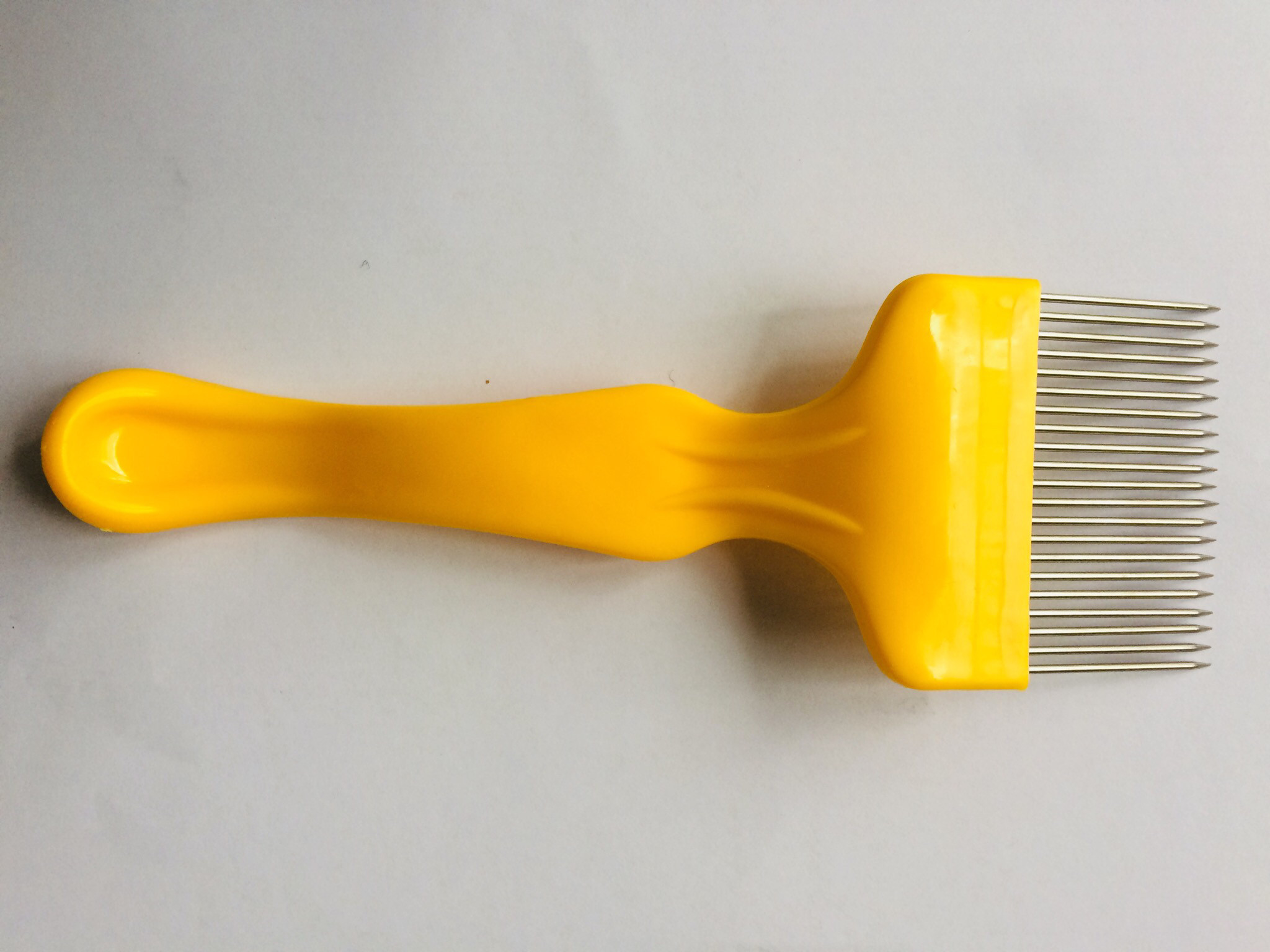 19 Needles Uncapping Tool Stainless Steel Uncapping Fork Plastic Handle