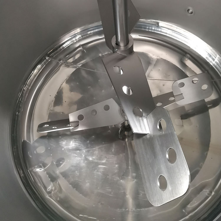Stainless Steel Liquid Chemical Food Blending Heated Jacket Mixer Tank With Agitator
