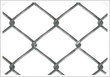 2 " X 2 " Square Woven Vinyl Coated Chain Link Fence