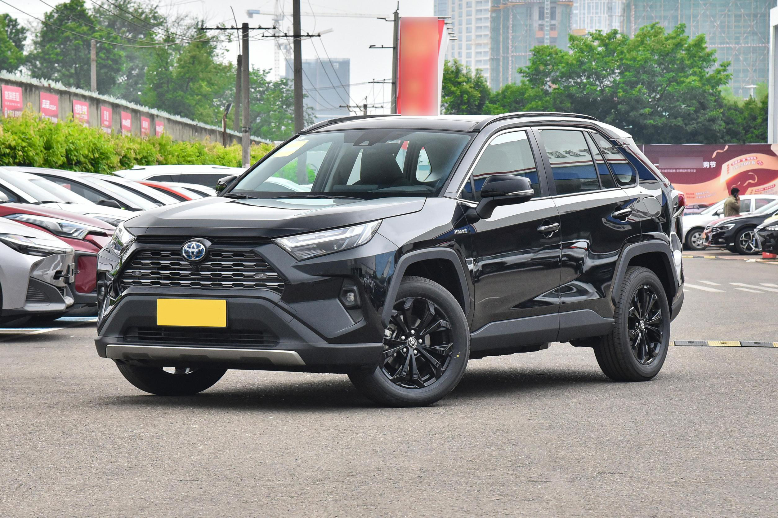 2023 To-yota RAV-4 Rongfang Twin-Engine E 2.5L 4*4 AWD Turbo with Automatic Gear Box Double Wish Bone Rear Suspension