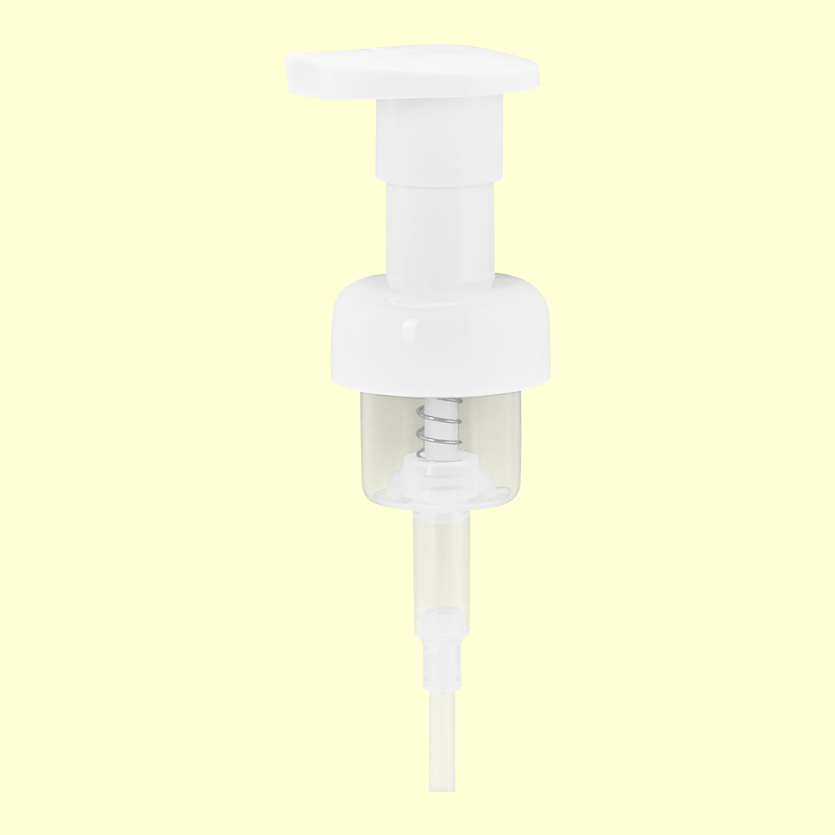 Classical White Refillable Foam Pump for Refillable and Sustainable Products