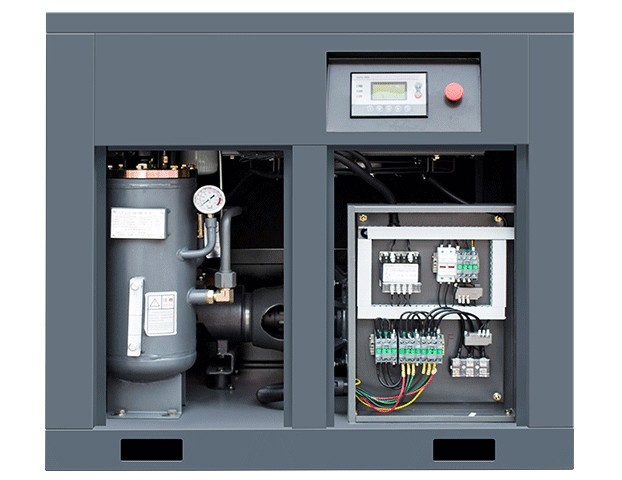 22kw Screw Air Compressor 30hp 10 bar Belt Drive Three Phase
