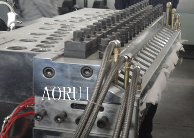 PVC WPC Foam Board Making Machine , WPC Wood Plastic Machinery
