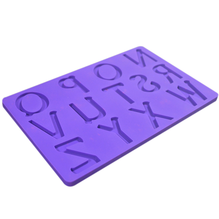 Silicone Baking Utensils Customized Cake Decoration Tools Alphabet Shape Mold For Fondant