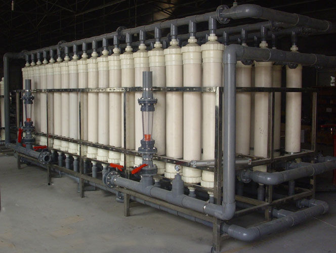 GMP Waste Water Filtration System , Beverage Industrial Reverse Osmosis System