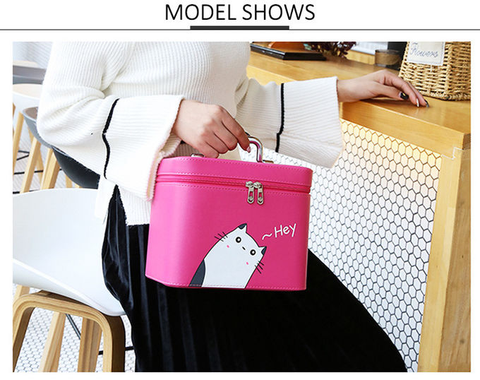 Large Capacity Multifunctional Women PU Make Up Bag